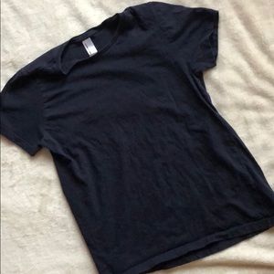 Navy Cotton T Shirt